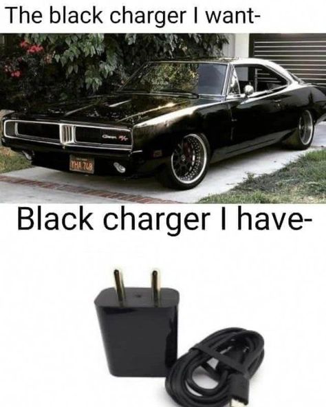 Black Charger, White Charger, Car Jokes, Dodge Charger Rt, Funny Car Memes, Car Memes, Baby Center, Car Guys, Car Humor