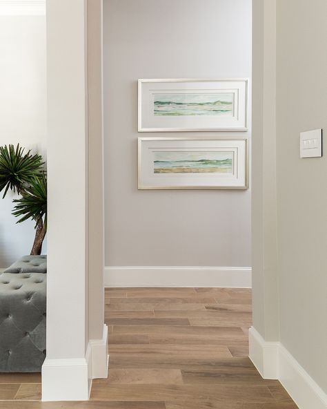 Benjamin Moore Modern Farmhouse Colors, Himalayan Trek Benjamin Moore, Silver Lake Benjamin Moore, Bruton White Benjamin Moore, Gray Mist Benjamin Moore, Light Pewter Benjamin Moore, Silver Satin Benjamin Moore, Bm Collingwood, Modern Grey Living Room Ideas