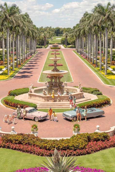 Mediterranean Courtyard, The Breakers Palm Beach, Breakers Palm Beach, Palm Lines, Palm Beach Style, Gray Malin, Adventure Lifestyle, The Breakers, Palm Beach Florida