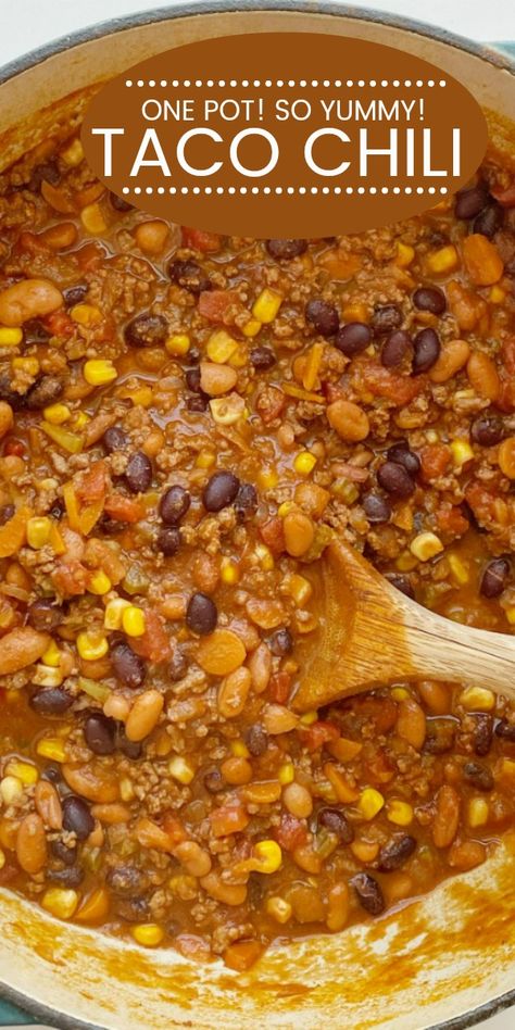 Stove Chili Recipe, Mexican Chilli Recipe Ground Beef, Chili Skillet Recipe, Ground Beef Queso Chili, Mexican Chili Recipe Crockpot, Chili With Taco Seasoning, Taco Chilli Recipes, Mexican Chili Recipe Ground Beef, Taco Chili Recipe Crockpot