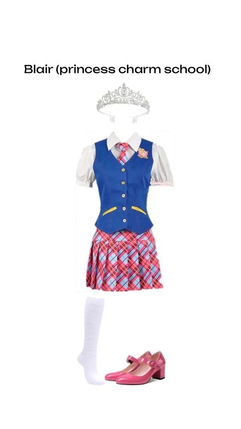 Barbie, barbie outfit, halloween, halloween costume inspo, halloween outfit, outfit inspo Barbie Princess Charm School Costume, Trending Halloween Costumes 2023, Princess Charm School Uniform, Costume Ideas Barbie, Barbie Outfits Halloween, Kostum Disney, Halloween Costume Inspo, Classy Halloween Costumes, Cute Group Halloween Costumes