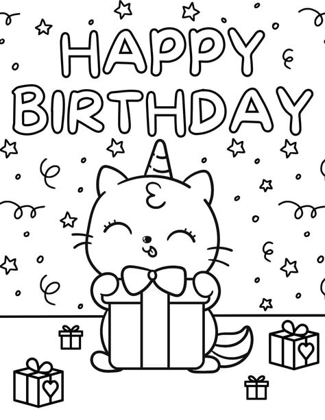 Free Happy Birthday Coloring Page, Happy Birthday Colouring Pages, Happy Birthday Mommy Coloring Page, Birthday Cards Coloring Printable, Colouring Birthday Card Printable, Happy Birthday Coloring Card, Happy Birthday Coloring Pages Printables Free, Birthday Colouring Pages, Happy Birthday Mom Coloring Page
