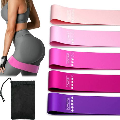 Home Gym Accessories, Gym Accessories Woman, Gym Must Haves For Women, Yoga Bands, Exercise Accessories, Workout Bands, Muscle Mommy, Thigh Workout, Workouts For Women