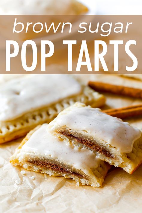 Brown Sugar Poptart Recipe, Gluten Free Brown Sugar Pop Tarts, Maple Pop Tarts, Gf Pop Tarts, Pop Tart Dough Recipe, Sourdough Poptart Recipe, Gluten Free Poptart Recipe, Brown Sugar Cinnamon Pop Tarts, Cinnamon Pop Tarts