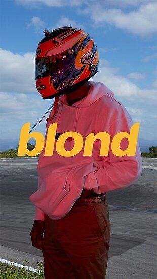 Cool art print from Frank Ocean’s iconic motorcycle photoshoot:) • Millions of unique designs by independent artists. Find your thing. Blonde Album, Frank Ocean Blond, Foto Muro Collage, Frank Ocean Wallpaper, Frank Ocean Poster, Ocean Images, Blonde Aesthetic, White Ferrari, Hip Hop Poster