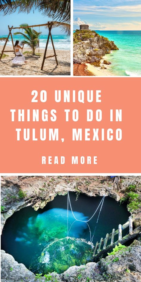 Discover the epic things to do in Tulum, Mexico with our comprehensive Tulum travel guide! From exploring ancient Mayan ruins to relaxing on pristine white sand beaches, there are plenty of must-visit attractions in Tulum. Uncover the best fun activities and experiences that this magical destination has to offer. Whether you're looking for adventure or relaxation, Tulum has something for everyone. Plan your perfect getaway with these top recommendations for things to do in Tulum. Ruins, Mexico, Things To Do In Tulum Mexico, Tulum Activities, Ruby Jubilee, Tulum Mexico Beach, Tulum Vacation, Beach Vacation Spots, Tulum Travel Guide