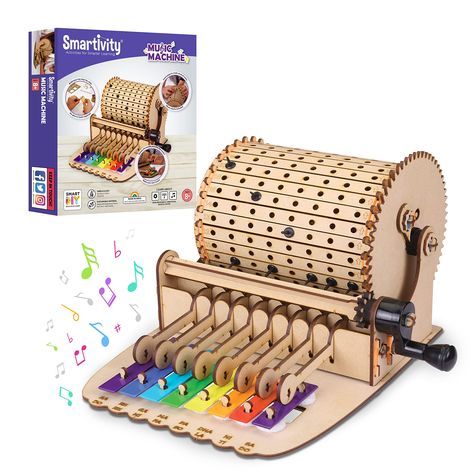PRICES MAY VARY. Best Gift For Girls And Boys Ages 8 to 14 Years: Play. Learn. Grow. Learning & education toys for future stars. Science toys with minimal adult involvement. Screen free fun and learning toys for kids. 237 Parts | 120 Mins Build Time | Learn STEAM Concepts around Vibrations and Harmony, Ratched Pawl Mechanism & Gears Most Fun Toys In The Market For Boys & Girls: Construction toys with longer gameplays to keep your children engaged. More engaging than any other toy - great birthda Xylophone Music, Best Gifts For Girls, Computer Gifts, Music Machine, Learning Games For Kids, Science Toys, Cool Gifts For Kids, Toy Brand, Learn Music