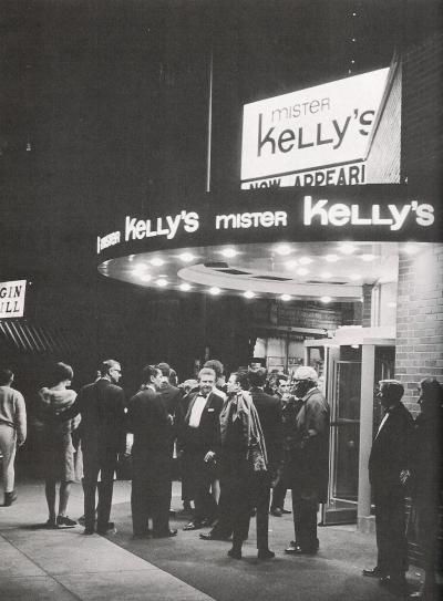 A night out at Mr. Kelly’s, Rush and Bellevue (now Gibson’s), 1967, Chicago. Chicago Buildings, Chicago Vintage, Chicago Magazine, Chicago Pictures, Chicago History, Vintage Chicago, Chicago Architecture, Chicago Photos, My Kind Of Town