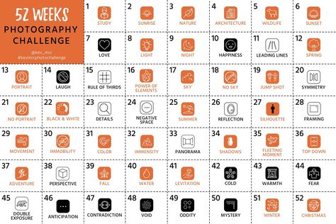 52 Weeks Photography Challenge – Improve Your Photography! 52 Week Photography Challenge 2023, 52 Week Photography Challenge, Photography Challenge Beginners, Room Reference, Manual Photography, Photo A Day Challenge, Art Assignments, Week Challenge, Photo Fun