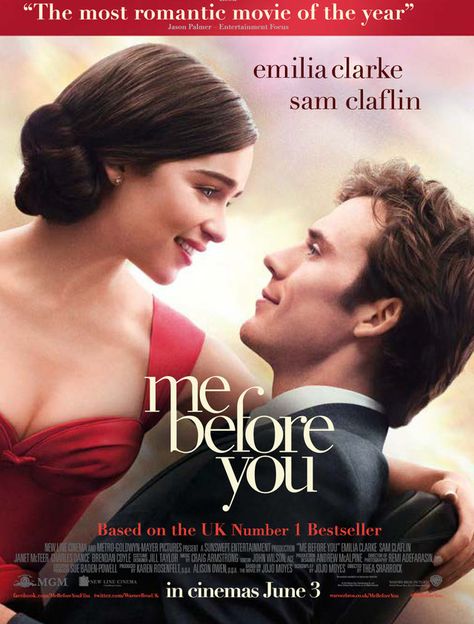 Me Before You / A 2016 British-American romance film directed by Thea Sharrock as her directorial debut and adapted by English author Jojo Moyes from her 2012 novel of the same name. Joseph Gordon Levitt, Will Traynor, Top Romantic Movies, Kota New York, Charles Dance, John Wilson, Bon Film, Movies Of All Time, Perfect Movie