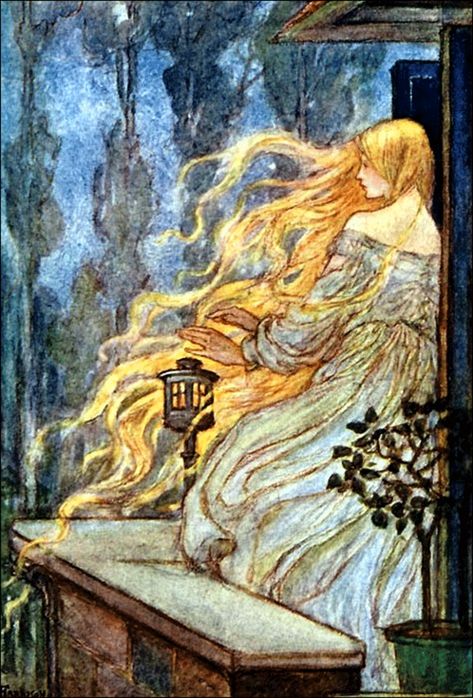 Florence Harrison, Brothers Grimm Fairy Tales, German Fairy Tales, Fairy Tale Illustration, Fairy Illustration, Classic Fairy Tales, Brothers Grimm, Grimm Fairy Tales, Fairytale Illustration