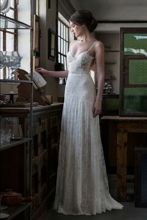 Handmade Wedding Dress: Part 1 - Inspiration – Untitled Thoughts Gali Karten Wedding Dresses, Real Vintage Wedding Dress, Victorian Boho Wedding Dress, Wedding Dress Textured Skirt, Wedding Dresses Defined Waist, A Line Fairy Wedding Dress, Fun And Flirty Wedding Dress, Non Traditional Wedding Dress Simple, Light Airy Wedding Dress