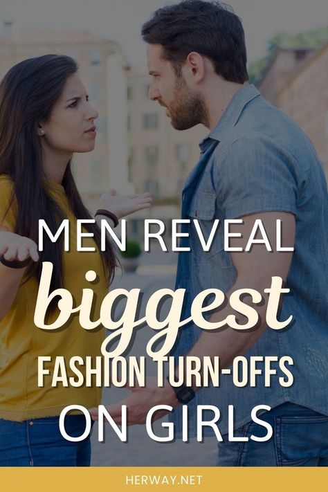 Although you may not know this, men do pay attention to what you wear. That is why we asked 35 men to reveal their biggest fashion turn-offs on girls and here is what they told us. Outfits That Men Like On Women, Outfits That Guys Find Attractive, Outfits Men Find Attractive On Women, Outfits Men Like On Women, What Turns Men On, Outfits Men Love On Women, How To Wear Mens Jeans For Women, Outfits Guys Find Attractive On Women, Outfits Guys Like On Women