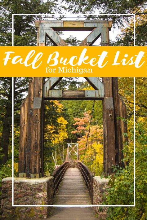 Michigan is one of the prettiest states to experience all that autumn has to offer! If you need some family friendly ideas for your fall bucket list for Michigan, I've got you covered! Michigan Bucket List, Fall In Michigan, North Country Trail, Michigan Fall, Pictured Rocks National Lakeshore, Bucket List Family, Ann Arbor Michigan, Fall Bucket List, Michigan Travel