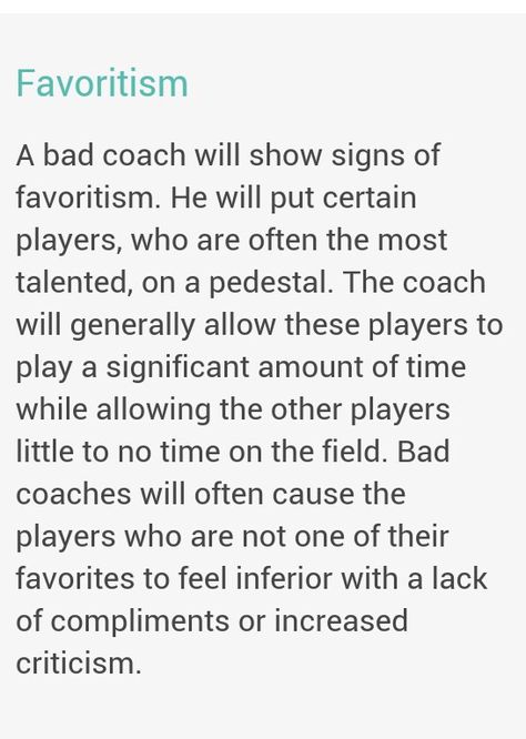 #coaching #favoritism What A Coach Should Be Quotes, Coach Favoritism Quotes, Bad Coach Quotes Sports, Coaches Playing Favorites Quotes, Unfair Coaches Quotes, Poor Coaching Quotes Sports, Positive Coaching Quotes Sports, Coaching Kids Quotes, Toxic Coaches Quotes