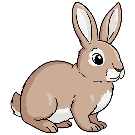 Famous Rabbits, Rabbit Cartoon Images, Rabbit Cartoon Drawing, Clip Art Animals, Draw A Rabbit, Rabbit Species, Rabbit Image, Rabbit Images, Animal Pictures For Kids