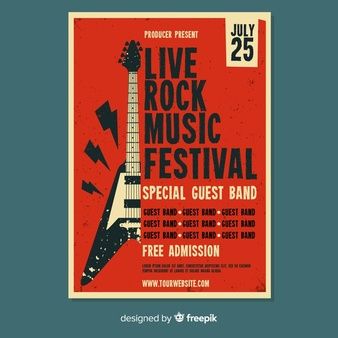 Live Music Poster Design, Karaoke Poster, Music Poster Template, Live Music Poster, Charity Poster, Rock Music Festival, Concert Poster Design, Poster Template Free, Festival Logo