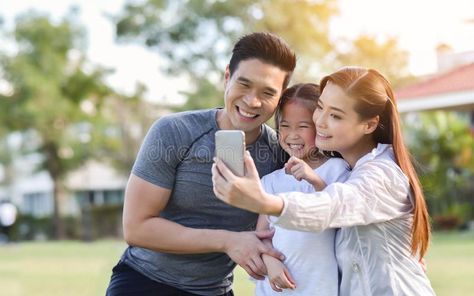 Asian Family, Family Selfie, Together Photo, Taking Selfie, Young Fathers, Manifestation Board, 3d Object, Fun At Work, Nanny