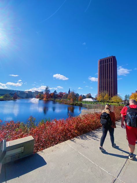 UMass Amherst Umass campus college college ideas nature Umass Boston, Amherst Massachusetts, Campus Aesthetic, Umass Amherst, University Of Massachusetts Amherst, Amherst College, College List, University Of Massachusetts, College Aesthetic