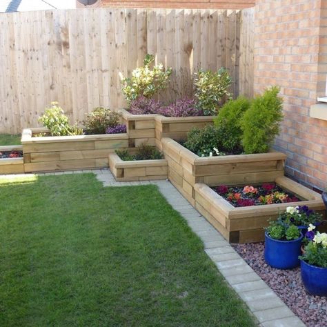 Front Porch Ideas Mobile Home, Small Deck Decorating Ideas, Diy Pallet Furniture Outdoor, Backyard Garden Landscape, Back Garden Design, Front Porch Ideas Decorating, Backyard Remodel, Patio Garden Design, Deck Decorating Ideas On A Budget