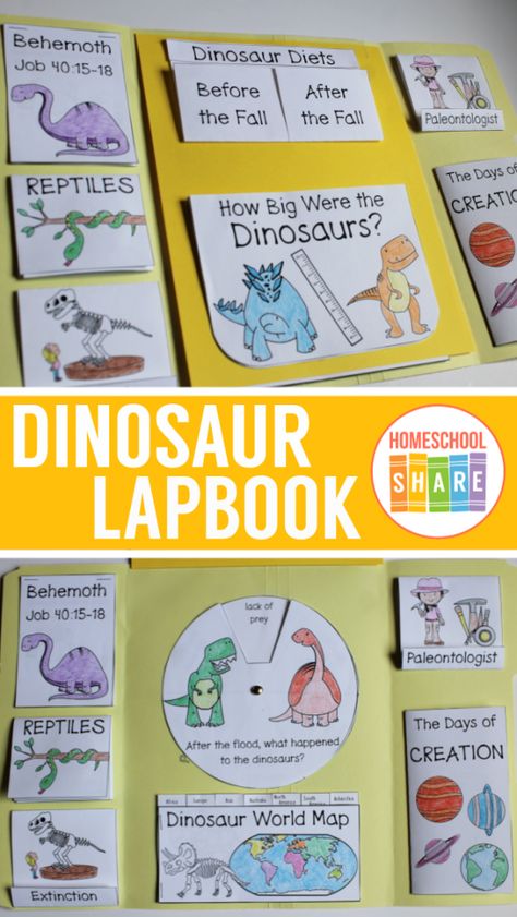 Dinosaur Homeschool Unit, Paleontologist Activities For Kids, Dinosaur Lapbook, Dinosaur School Project, Dinosaur Lesson Plans, Free Dinosaur Printables, Dinosaur Kindergarten, Dinosaur Science, Dinosaurs Kindergarten