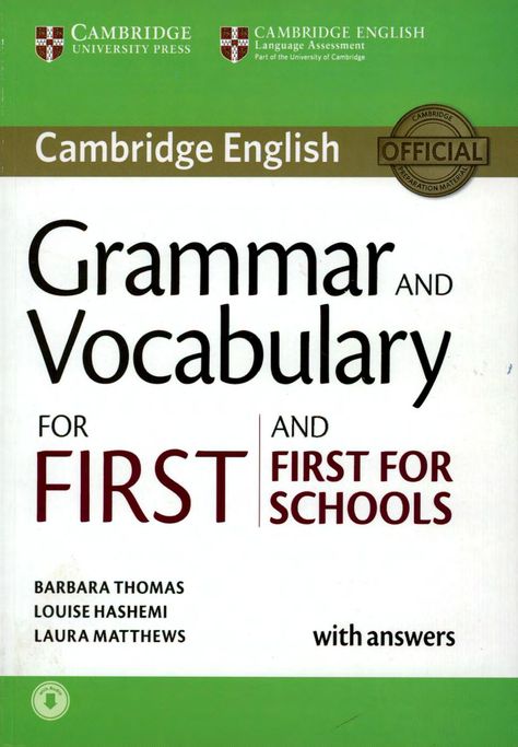 A second best book for grammar and vocabulary. English Grammar Book, English Exam, Cambridge English, English Grammar Worksheets, Grammar Book, Grammar And Vocabulary, Cambridge University Press, Grammar Worksheets, English Language Learning