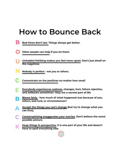 Life is a series of ups and downs, but it's how we bounce back from the tough times that truly define us. Embrace the journey with all its twists and turns, knowing that every setback is a stepping stone to growth and resilience. Let your inner light shine even in the darkest moments, for it is during these times that we discover our true strength and perseverance. Keep moving forward with positivity and courage! 🌟💪 #EmbraceTheJourney #BounceBack #StrengthThroughAdversity #Resilience #Overc... How To Be Resilient, One Step At A Time Quote, Counseling Interventions, Being Resilient, Baddie Advice, Tough Times Quotes, Counseling Tools, Counseling Worksheets, Goals Bullet Journal