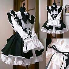 Pinafore Dress, Cosplay Simple, Maid Dress Uniform, Maid Fancy Dress, Maid Outfit Anime, Outfit Anime, Maid Outfit, Anime Dress, Maid Dress