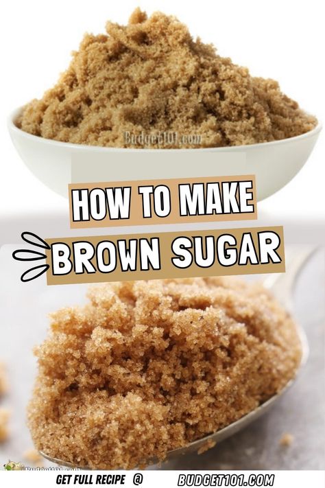 bowl of rich brown sugar Brown Sugar Sausage, Diy Brown Sugar, Recipes Ramen, Hard Brown Sugar, Brown Sugar Recipe, Recipes Squash, Recipes Kale, Recipes Eggplant, Eggnog Recipes