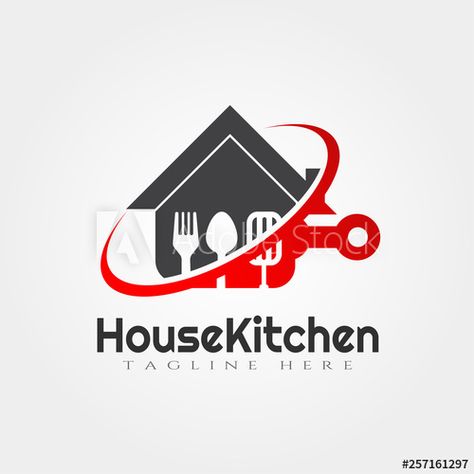 house kitchen vector logo design,food icon Stock Vector | Adobe Stock Logo Design Food, Kitchen Vector, Food Icon, Design Food, Vector Logo Design, House Kitchen, Vector Logo, Adobe Stock, Stock Vector