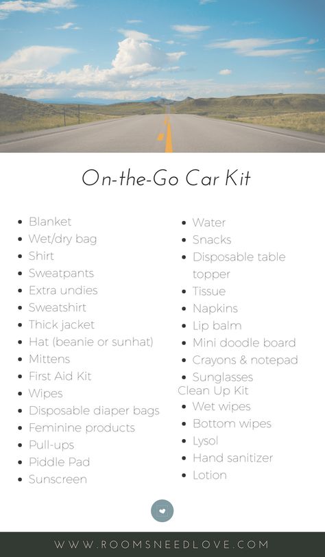 Car Travel Checklist, Organisation, Car Checklist For Roadtrip, Car Journey Essentials, Going Out Checklist, Essential Car Kit, Clean Car Checklist, Car Essentials Checklist, What Should I Keep In My Car