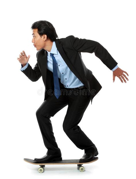 Business man on skateboard. Isolated on white background #Sponsored , #SPONSORED, #sponsored, #man, #background, #white, #Business Croquis, People With White Background, Stock Image Memes, Business Man Stock Photo, Photography Meme, Business Man Photography, Man Stock Image, Stock Images People, Man Background