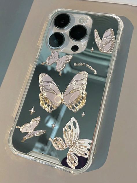 Multicolor  Collar  TPU  Phone Cases Embellished   Cell Phones & Accessories Mirror Phone Case, Preppy Jewelry, Wildflower Cases, Iphone Obsession, Pretty Iphone Cases, Pretty Phone Cases, Apple Phone Case, Cool Cases, Clear Phone Case
