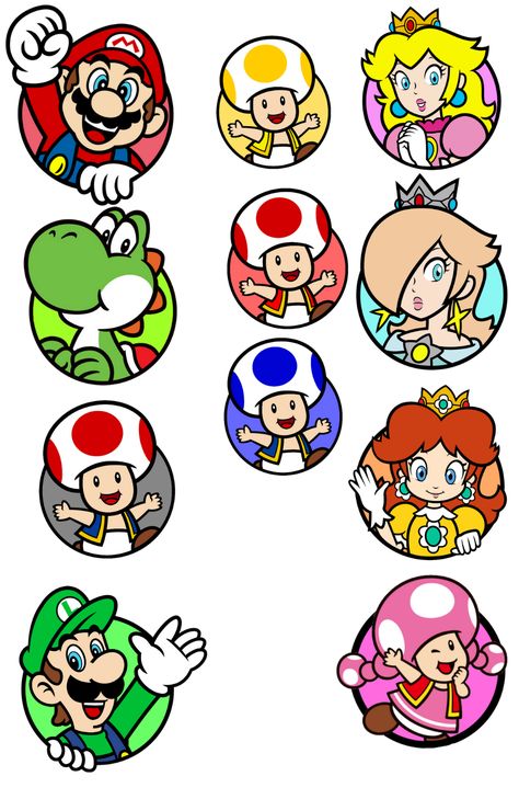 Super Mario 3D World Deluxe Icons by TJZiomek on DeviantArt Mario And Luigi Clipart, Mario Bro Drawing, Super Mario Pictures To Print, Mario Brothers Drawings, Super Mario Bros Painting, Mario Stickers Printable, Super Mario Clipart Free, Drawing Mario Characters, Super Mario Characters Drawing