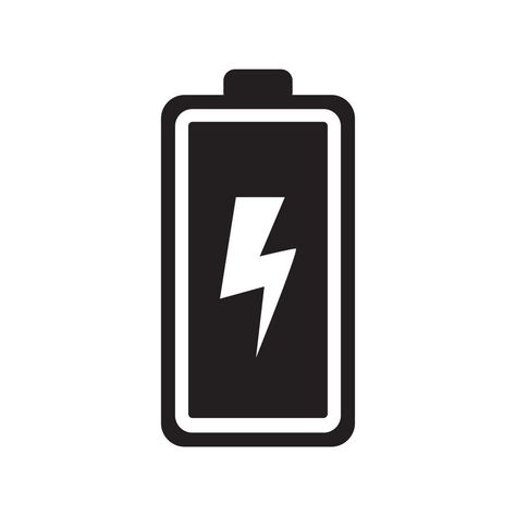 Phone Battery Icon, Battery Logo Design, Battery Illustration, Battery Tattoo, Battery Logo, Craft Soda, Battery Icon, Icon Template, Mobile Battery