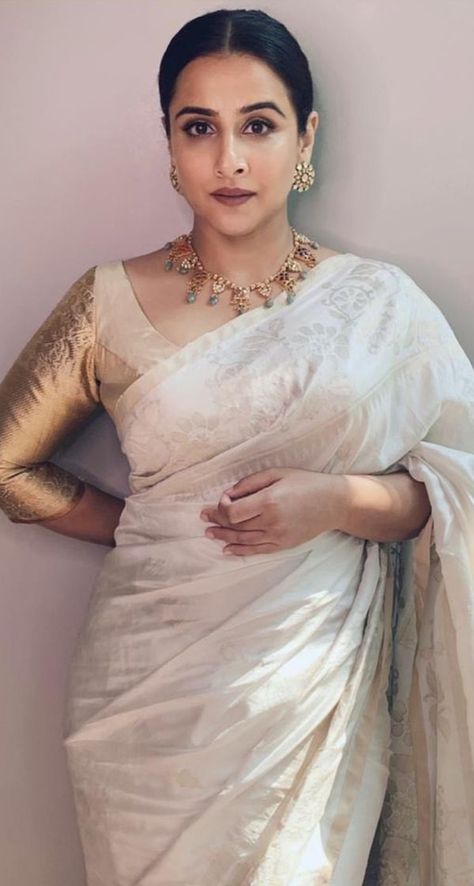 Vidya Balan in a handcrafted designer Jamdani saree. (Image Source: Vidya Balan / Instagram)

#vidyabalan #saree #sari #designersaree #jamdanisaree #designersari #jamdanisari #ethnicwear #indianethnicwear #indiandress #indianfashion #fashion #indianstyle #style #celebfashion #celebstyle #bollywood #bollywoodfashion #styleoftheday #ranjna #ranjnafabrics #ranjnapune Instagram, Vidya Balan Saree Blouse, Dd Neelakandan, Vidya Balan Saree, Vidya Balan, Jamdani Saree, Saree Blouse, Saree, Quick Saves