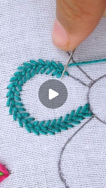 Designs For Embroidery Free Pattern, Embroidery Designs Of Flowers, Fly Embroidery Stitch, Y Stitch Embroidery Design, Embroidery Designs On Blouses, Hand Embroidery Projects Free Pattern, Blue Flowers Embroidery, How To Embroidery, All Embroidery Stitches