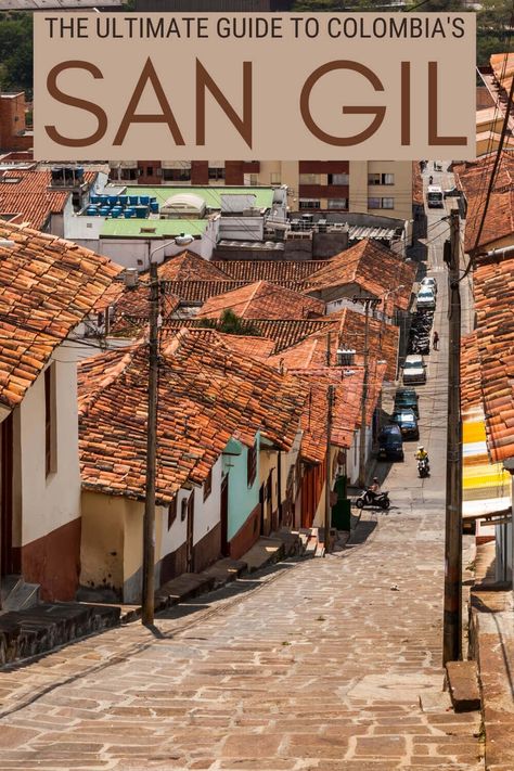 Are you traveling to Colombia? Make sure to visit San Gil! San Gil is Colombia's adventure capital. This laid back city in Santander will provide no shortage of adrenaline filled activities. Read this post for all the things to see and do in San Gil, and for tips to organize your trip | San Gil Colombia | San Gil Santander | San Gil Santander Colombia | via @clautavani Barichara, San Gil, Fun Places To Visit, Oceania Travel, Colombia Travel, Central America Travel, American Travel, Natural Pool, South America Travel