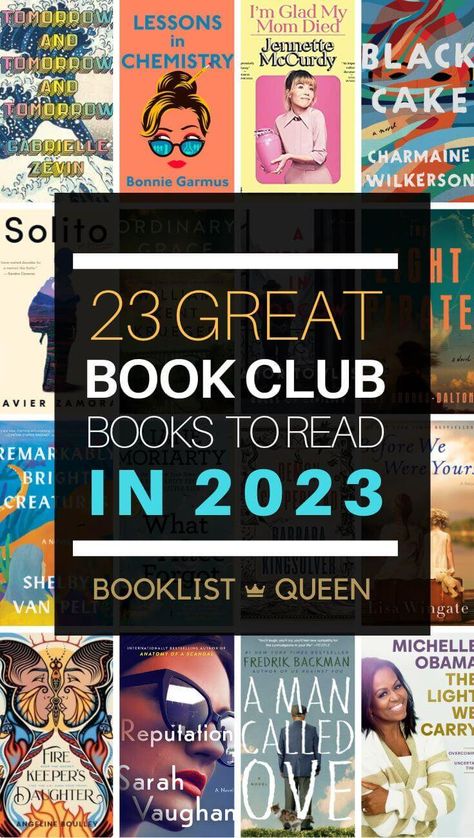 Looking for book club recommendations for 2023? Just choose one of these top 23 book club books for 2023. You won't go wrong with these best new book releases and discussion-worthy book club favorites to read with your book club. book club book 2023 | best book club books 2023 | book club reads | best books to read in 2023 | book club recommendations 2023 Books For 2023, Book Club Recommendations, Best Book Club Books, Book Club Reads, Big Books, Read List, Books You Should Read, Book Clubs, Reading Rainbow