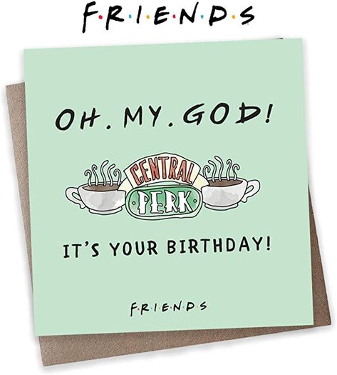 Friends Show Gifts Diy, Diy Friends Gifts Tv Show, Friends Show Birthday Card, Friends Cards Tv Show, Friends Tv Show Gift Ideas, Friends Tv Show Gifts Diy, Happy Birthday Friends Tv Show, Friends Birthday Cards Tv Show, Friends Gift Ideas Tv Show