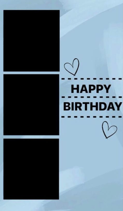 Ideas De Collage, Template Happy Birthday, Happy Birthday Icons, Birthday Story, Happy Birthday Boy, Birthday Posters, Birthday Wishes For Boyfriend, Birthday Frame, Happy Birthday Love Quotes