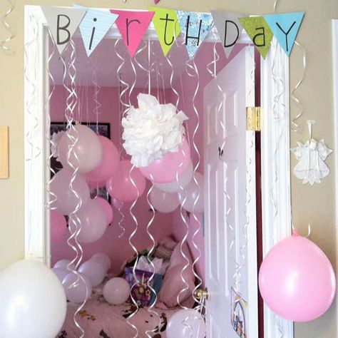 Birthday Door Decorations, Best Friend Birthday Surprise, Birthday Surprise Kids, Birthday Balloon Surprise, Birthday Surprise Ideas, Best Birthday Surprises, Balloon Surprise, Birthday Morning Surprise, Birthday Door