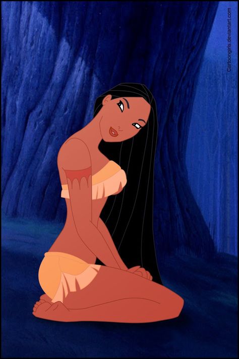 Pocahontas Mode Poses, Disney Princess Pocahontas, Pocahontas Disney, Pocahontas Tattoo, Princess Pocahontas, Image Princesse Disney, Disney Film, Cartoon Girls, Disney Princess Modern