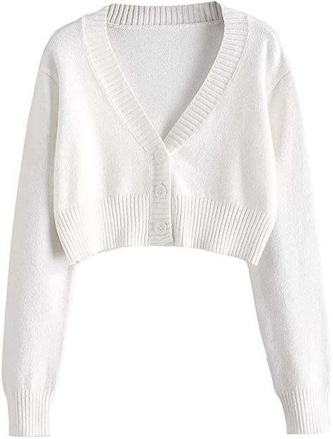 Short Cardigan Outfit, Mode Indie, White Cropped Cardigan, Cropped Sweaters, Cute White Tops, Outfit Oversize, Dr Shoes, Sweater Turtleneck, Crop Cardigan