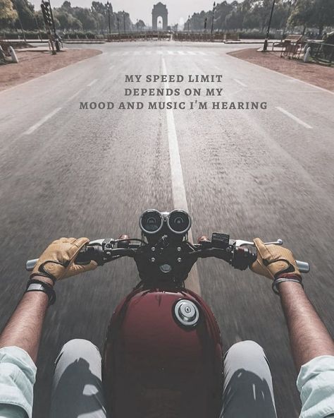 Caption For Pic With Bike, Riding Quotes Motorcycle, Biker Quotes Attitude, Caption For Bike Riders, Bike Riders Quotes, Car Lovers Quotes, Bike Captions Instagram, Riders Quotes, Royal Enfield Quotes