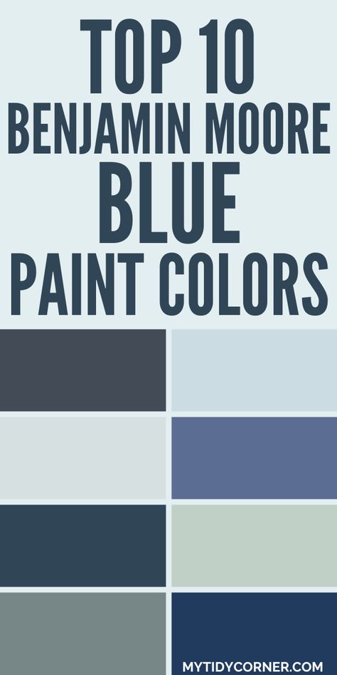 Collage of the best blue paint colors by Benjamin Moore. Sw Bracing Blue Paint, Paris Blue Paint Color, Benjamin Moore Andes Summit, Benjamin Moore Tranquility Bedroom, Light Blue Paint For Bathroom, Benjamin Moore Blue Living Room, Popular Light Blue Paint Colors, Beach Paint Colors Benjamin Moore, Blue Paints For Bedroom