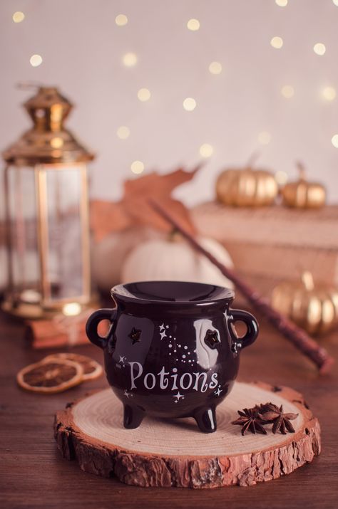 Air Dry Clay Projects Harry Potter, Ceramic Harry Potter Ideas, Harry Potter Ceramics, Cauldron Cup, Tazas Harry Potter, Cauldron Harry Potter, Harry Potter Pottery, Harry Potter Cauldron, Harry Potter Cups