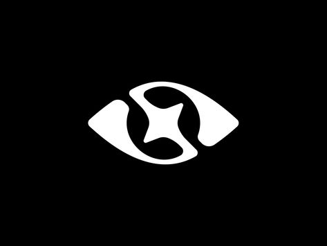 Stellar Eye by Danijel Stamenic Good Logos Design, Interesting Logo Design, The Logo Design, Logo Inspo Ideas, Grafic Design Aesthetic, Cool Branding Design, Eye Illustration Design, Eye Icon Logo, Media Logo Ideas