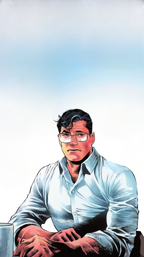 Clark Kent Comic, Superman Reference, Klark Kent, Reign Of The Supermen, Superhero Pictures, Dc Comics Wallpaper, Dc Art, Superman Family, Action Comics