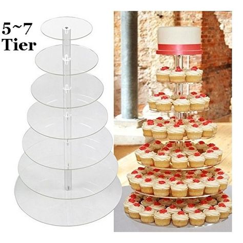 Christmas Cake Stand, Acrylic Cupcake Stand, Cupcake Display Stand, Acrylic Cake Stands, Cake Stand Decor, Cupcake Stand Wedding, Cake Tower, Cupcake Tiers Stand, Round Cake Stand